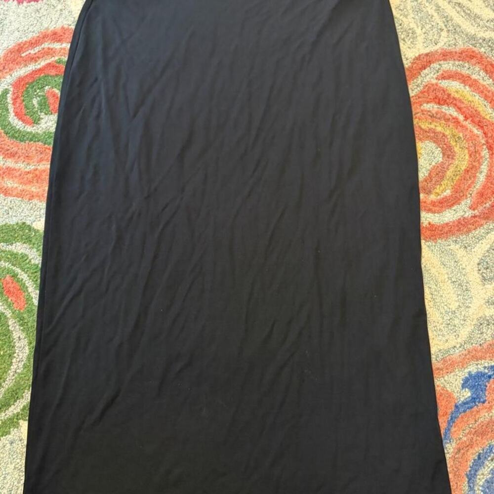 Express black maxi skirt size